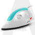 Grand Electric Dry Iron, 1000W, Non- Stick Coated Sole Plate, Fast Heating, Removes Wrinkle, Creases, Green & White